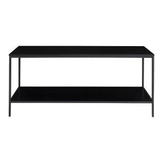 TV-tafel met 2 planken en zwarte poten House Nordic Vita